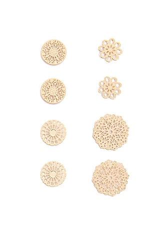Forever21 High-polish Filigree Earring Set