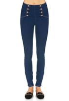 Forever21 High-waisted Matelot Skinny Jeans