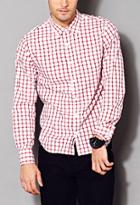 21 Men Patch Pocket Grid Shirt