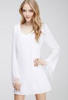 Forever21 Crocheted Bell Sleeve Dress