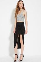 Forever21 Contemporary Knotted Midi Skirt