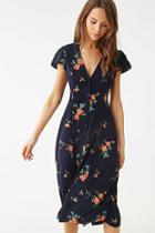 Forever21 Floral Button-down Princess Dress