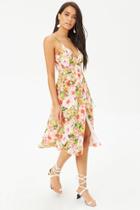 Forever21 Knee-length Floral Wrap Dress