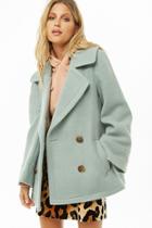 Forever21 Brushed Double-breasted Coat