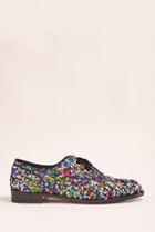 Forever21 Shellys London Multicolored Sequin Oxfords