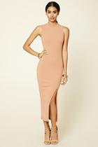 Forever21 Women's  High-neck Midi Dress