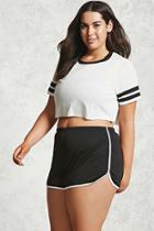 Forever21 Plus Size Mesh Dolphin Shorts