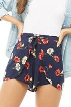 Forever21 Floral Self-tie Shorts