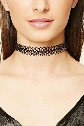 Forever21 Wide Tattoo Choker