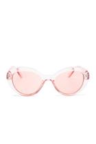 Forever21 Semi-transparent Round Sunglasses