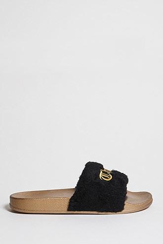 Forever21 Thug Life Slide Sandals