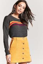 Forever21 Multicolor Stripe Sweater