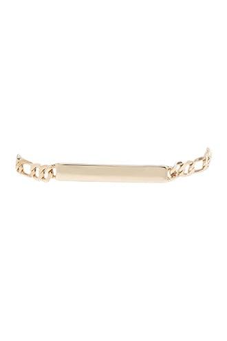 Forever21 Men Chained&able Id Bracelet