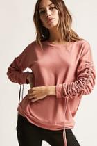 Forever21 Ruched Drawstring Pullover