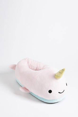 Forever21 Narwhal Indoor Slippers
