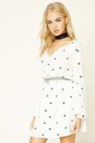 Forever21 Women's  Embroidered Star Dress