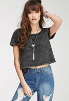 Forever21 Mineral Wash Boxy Tee