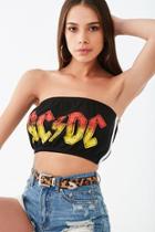 Forever21 Acdc Tube Top