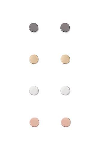 Forever21 Metal-tone Stud Earring Set
