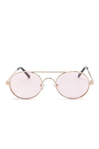 Forever21 Premium Metallic Oval Sunglasses