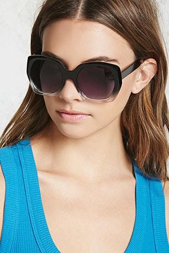 Forever21 Ombre Round Sunglasses