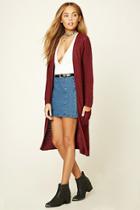 Forever21 Open-front Longline Cardigan