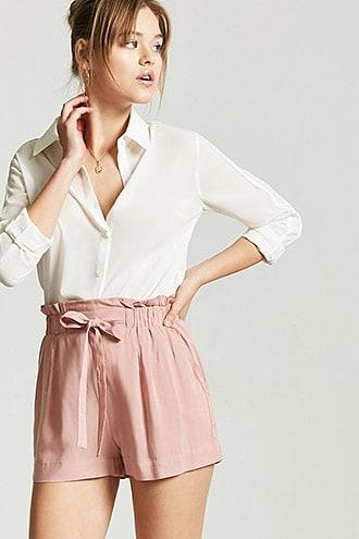 Forever21 Paperbag Tie-waist Shorts