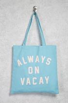 Forever21 Always On Vacay Graphic Tote