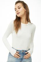 Forever21 Stretch-knit Long-sleeve Top