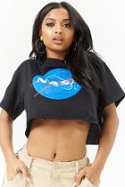 Forever21 Cropped Nasa Graphic Tee