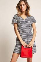 Forever21 Striped V-neck Dress