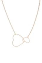 Forever21 Linked Heart Pendant Chain Necklace