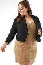Forever21 Plus Size Crepe Open-front Blazer