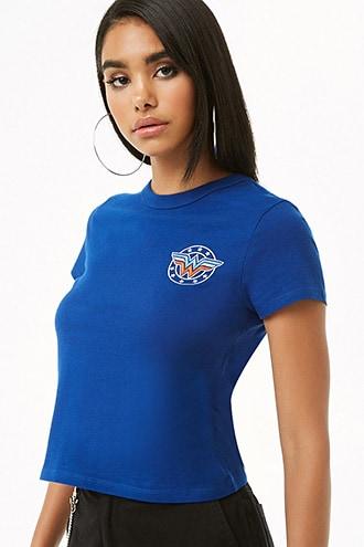 Forever21 Embroidered Wonder Woman Tee