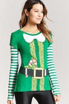 Forever21 Holiday Graphic Combo Top