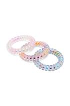 Forever21 Holographic Spiral Hair Ties