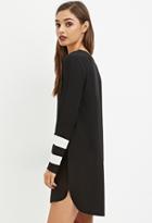 Forever21 Contrast-striped Shift Dress