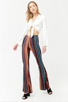 Forever21 Striped Flared Pants