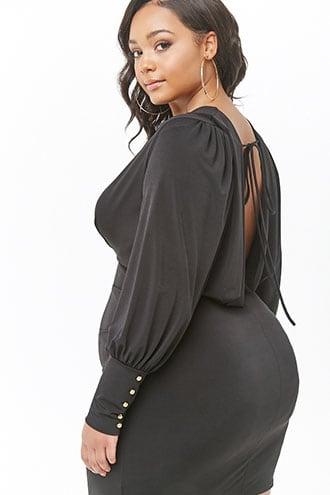 Forever21 Plus Size Blouson Mini Dress