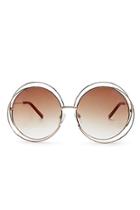 Forever21 Premium Cutout Round Sunglasses