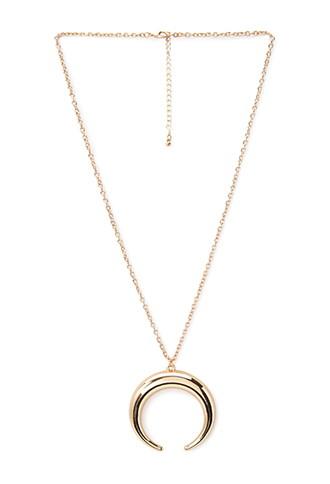 Forever21 Crescent Pendant Necklace