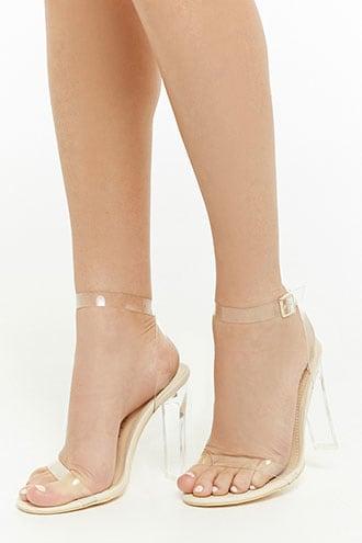 Forever21 Mackin J Transparent High Heel Sandal