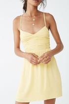 Forever21 Chiffon Ruched Cami Dress