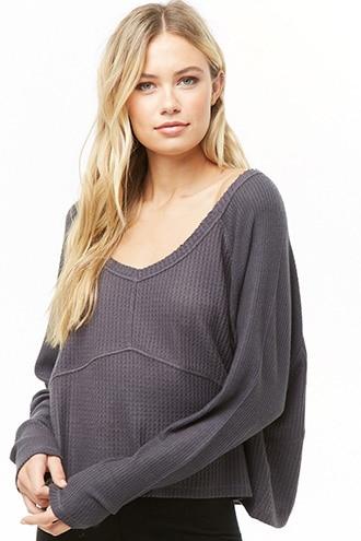 Forever21 Active Waffle-knit Top