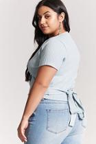 Forever21 Plus Size Ribbed Wrap Top