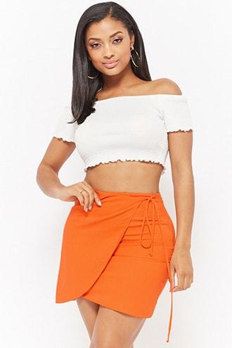 Forever21 Wrap-front Skirt