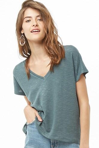 Forever21 Contemporary Textured Tee