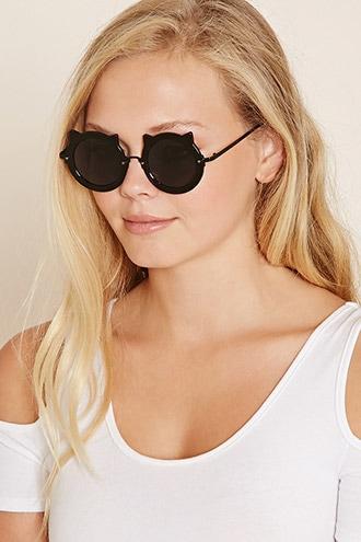 Forever21 Round Pointed Sunglasses