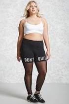 Forever21 Plus Size Dont Quit Leggings