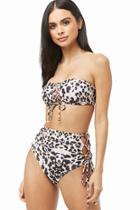 Forever21 South Beach London Leopard Print Bikini Set